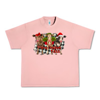 Salmon Merry Christmas Y'all Heifers Urban Heavy Tee - RanaPortraitStore