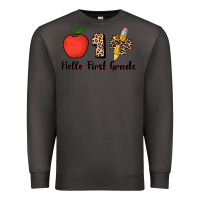 Smoke hello first grade leopard 3200x2400 Premium Sweatshirt - AdoDesignShop