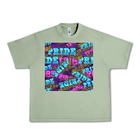 Oil Green pride tribe seamless pattern Urban Heavy Tee - FaDigitalArtStudio