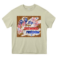 Mossy flip flops fireworks & freedom 4th of july Heavy Core Tee - TumblerDesignByShophia