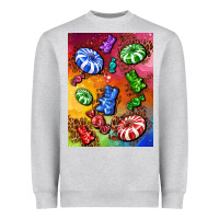 Heather Grey candies  air freshener Heavyweight Sweatshirt - AdoDesignShop
