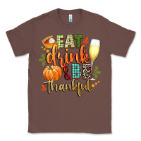 Chestnut eat drink and be thankful Classic Tee - CowGirlArtShop