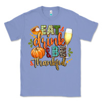 Colony Blue eat drink and be thankful Classic Tee - CowGirlArtShop