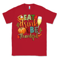 Red eat drink and be thankful Classic Tee - CowGirlArtShop