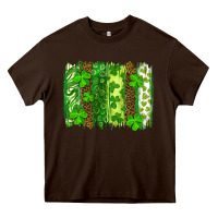 Chocolate Brown st patricks day brush stroke Heavy Core Tee - RanaPortraitStore
