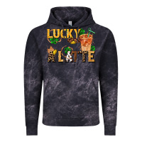 Cloud Black lucky a latte Vintage Hoodie - FaDigitalArtStudio