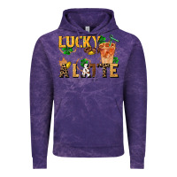 Cloud Purple lucky a latte Vintage Hoodie - FaDigitalArtStudio