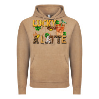 Vintage Coffee lucky a latte Vintage Hoodie - FaDigitalArtStudio