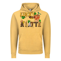 Vintage Mustard lucky a latte Vintage Hoodie - FaDigitalArtStudio