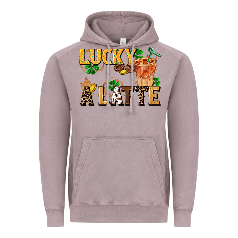 Lucky A Latte Vintage Hoodie by FaDigitalArtStudio | Teevron