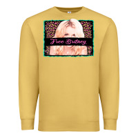 Antique Gold free britney leopard glitter Premium Sweatshirt - AdoDesignShop