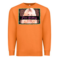 Carrot free britney leopard glitter Premium Sweatshirt - AdoDesignShop