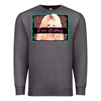 Charcoal Heather free britney leopard glitter Premium Sweatshirt - AdoDesignShop
