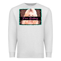 Oatmeal Heather free britney leopard glitter Premium Sweatshirt - AdoDesignShop