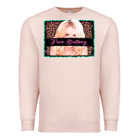Pale Pink free britney leopard glitter Premium Sweatshirt - AdoDesignShop