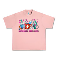 Salmon Coffee Nurse Repeat Nurse Coffee Cups Urban Heavy Tee - FaDigitalArtStudio