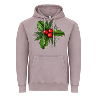 Vintage Zinc Mistletoe Vintage Hoodie - BundleAndBundleShop