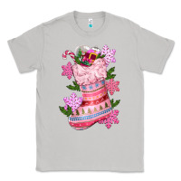 Moon Dust pink christmas socks Classic Tee - CowGirlArtShop