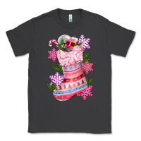 Smoke pink christmas socks Classic Tee - CowGirlArtShop