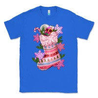 True Royal pink christmas socks Classic Tee - CowGirlArtShop