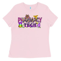 Bubblegum Pink Pharmacy Tech Ladies Tee - HowdyJamesFarm