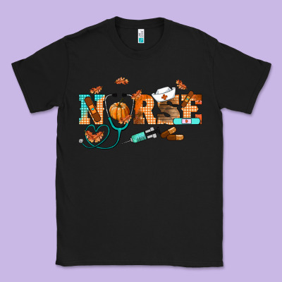 Fall Nurse Classic Tee Designed By Ranaportraitstore