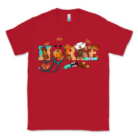Red fall nurse Classic Tee - RanaPortraitStore