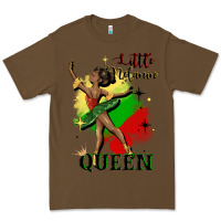 Cacao little melanin queen Premium Tee - CowGirlArtShop