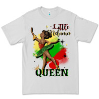 Dove Grey little melanin queen Premium Tee - CowGirlArtShop