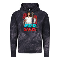 Cloud Black Jesus Saves Vintage Hoodie - BundleAndBundleShop