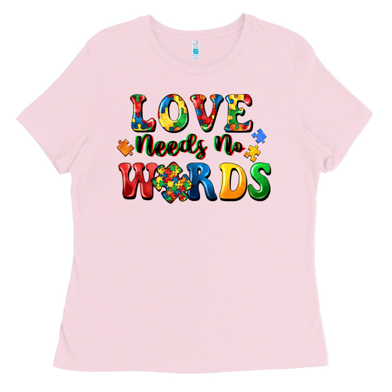 Love Needs No Words Ladies Tee by CowGirlArtShop | Teevron