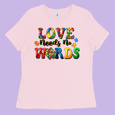 Love Needs No Words Ladies Tee Designed By Cowgirlartshop