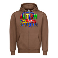 Chestnut autism is my superpower Zipper Hoodie - AdoDesignShop