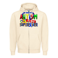 Sandshell autism is my superpower Zipper Hoodie - AdoDesignShop