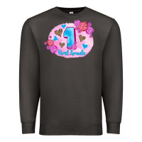 Smoke back to school flowers first grade 3200x2400 Premium Sweatshirt - AdoDesignShop