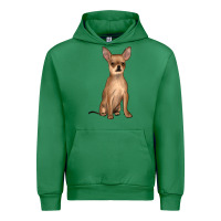 Emerald chihuahua Urban Hoodie - JahusDesignShop