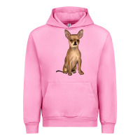 Fuchsia Pink chihuahua Urban Hoodie - JahusDesignShop