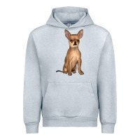 Heather Grey chihuahua Urban Hoodie - JahusDesignShop