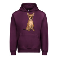 Mauve Wine chihuahua Urban Hoodie - JahusDesignShop