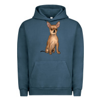 Pigment Midnight Navy chihuahua Urban Hoodie - JahusDesignShop