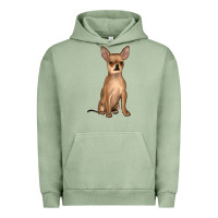 Pigment Oil Green chihuahua Urban Hoodie - JahusDesignShop