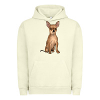 Pigment Pistachio chihuahua Urban Hoodie - JahusDesignShop