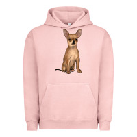 Pigment Salmon chihuahua Urban Hoodie - JahusDesignShop