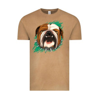 Vintage Camel Bulldog Green glitter Vintage Tee - Jasminsmagicworld