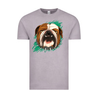 Vintage Zinc Bulldog Green glitter Vintage Tee - Jasminsmagicworld