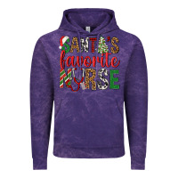Cloud Purple Santa's Favorite Nurse Vintage Hoodie - BundleAndBundleShop