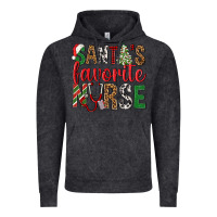 Santa's Favorite Nurse Vintage Hoodie | Teevron