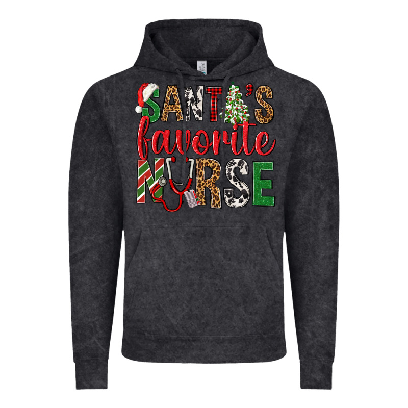 Santa's Favorite Nurse Vintage Hoodie by BundleAndBundleShop | Teevron