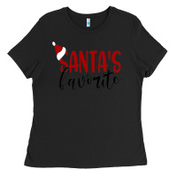 Black Santa's Favorite Ho Ladies Tee - DesigneFamous