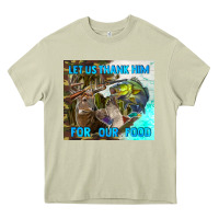 Mossy let us thank hım for our food Heavy Core Tee - TumblerDesignByShophia